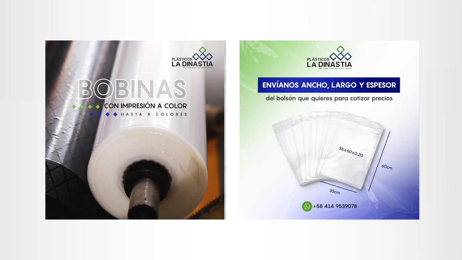 Plásticos La Dinastía — product social posts
