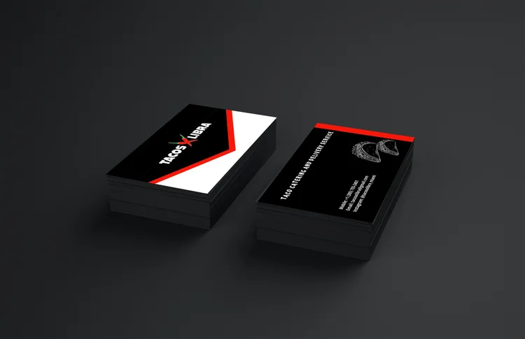 Tacos x Libra — stationery mockup