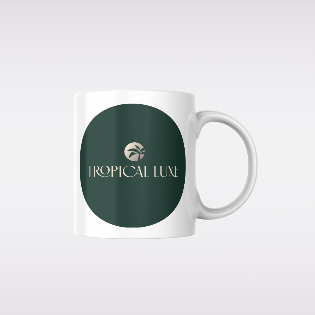 Tropical Luxe branded mug